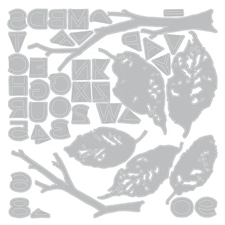Sizzix Thinlits - Tim Holtz Vault Collection / Leaves & Sticks